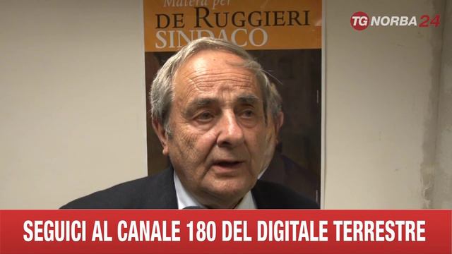 MATERA INTERVISTA RAFFAELE DE RUGGIERI CANDIDATO SINDACO смотреть онлайн