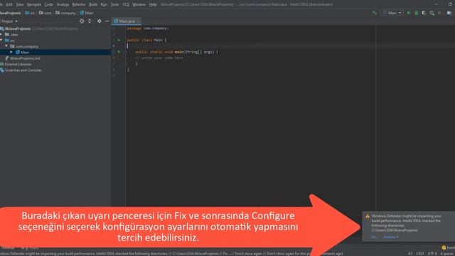 Java Projesi Nasıl Oluşturulur? İlk Java Projesi Oluşturma, İlk Java Kodunu Çalıştırma смотреть онлайн