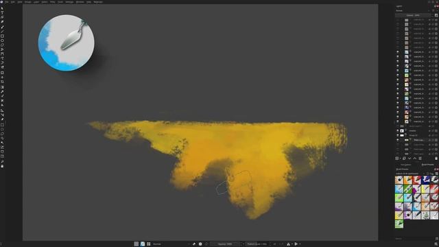 Krita 4.4.0 FREE brushes for Digital Painting || wojtryb brushpack смотреть онлайн