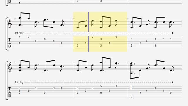 Earth Angel - Fingerstyle Guitar | Free Tab & Sheet | Pdf & Gp5 смотреть онлайн