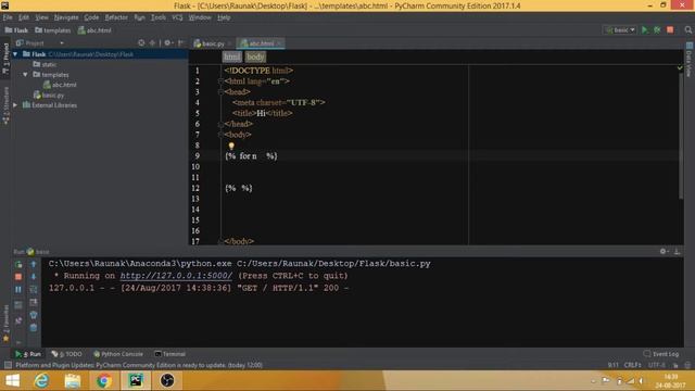 Python Programming from Scratch - 31 - Jinja смотреть онлайн