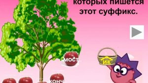 Правописание суффиксов  -ек и  -ик в именах существительных