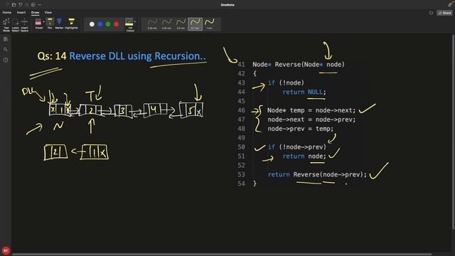 Reverse Doubly Linked List Using Recursion смотреть онлайн