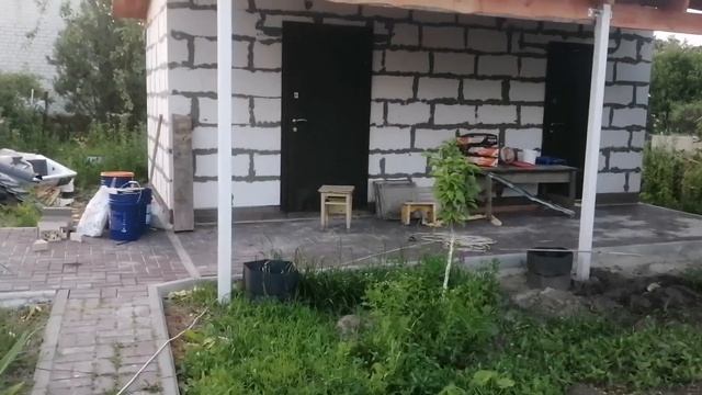 дача июнь, новые растишки и двери. смотреть онлайн