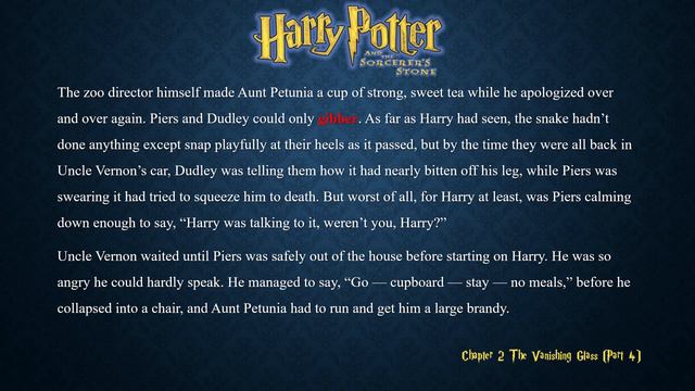 Learn English with Harry Potter and the Sorcerer's Stone 2.4 (Text & Audio) смотреть онлайн