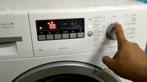 Сброс ошибок вход в сервисное меню для стиральной машины Bosch Serie 6 и Classixx 5