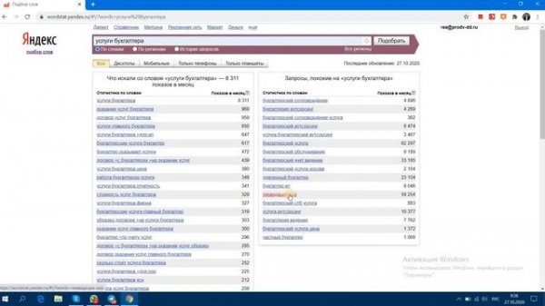 Как пользоваться Wordstat yandex ru