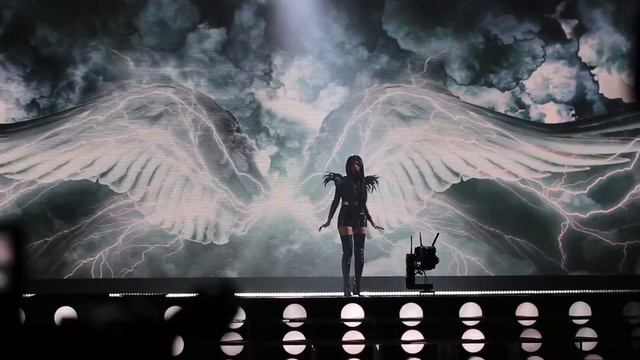 Nina Sublatti from Georgia rehearses 'Warrior' смотреть онлайн