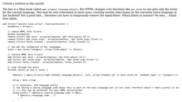 Wordpress: WPML language switcher for custom rewrite rules смотреть онлайн