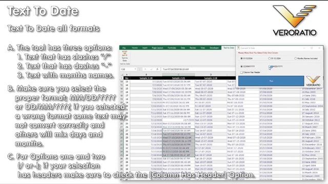 Text To Date - Microsoft Excel Add-in смотреть онлайн