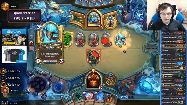 Quest Warrior reborn | The Witchwood | Hearthstone смотреть онлайн