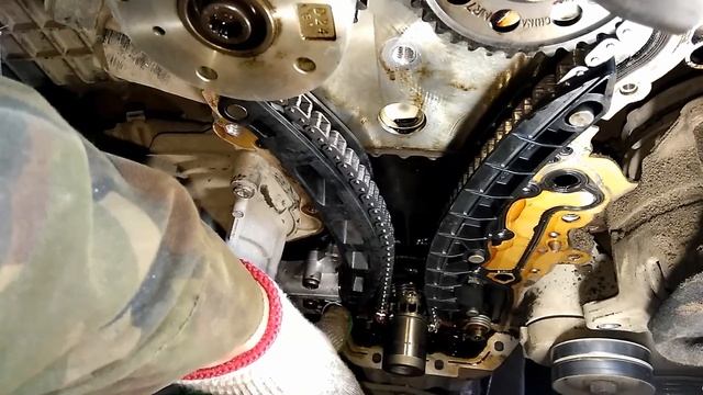 Замена цепи ГРМ без спец. оборудования! Доработка вентиляции картера. смотреть онлайн