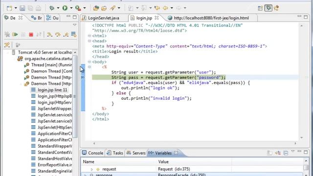Java Web 7 Depurar nuestra aplicación web. Debugging. Video Tutorial en Español. смотреть онлайн