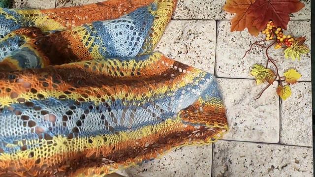 🧣СП"Шалемания. Золотая осень 2022🧣 4 готовые работы 😉 смотреть онлайн