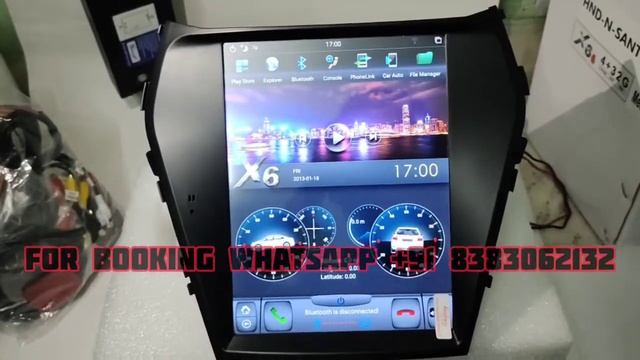 tesla styles android car infotainments PX6 Processor | Hyundai Santa Fe tesla car stereo смотреть онлайн