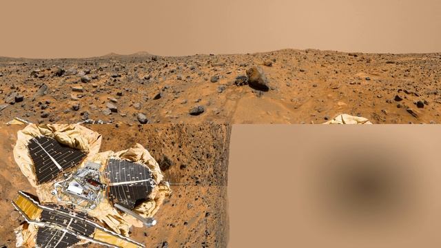 NASA's Mars Pathfinder & Sojourner Rover (360 View) смотреть онлайн