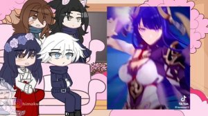 jjk react to y/n as raiden shogun ||