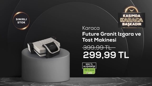 Bambaşka Fiyatıyla Future Granit Izgara ve Tost Makinesi Karaca’da! смотреть онлайн