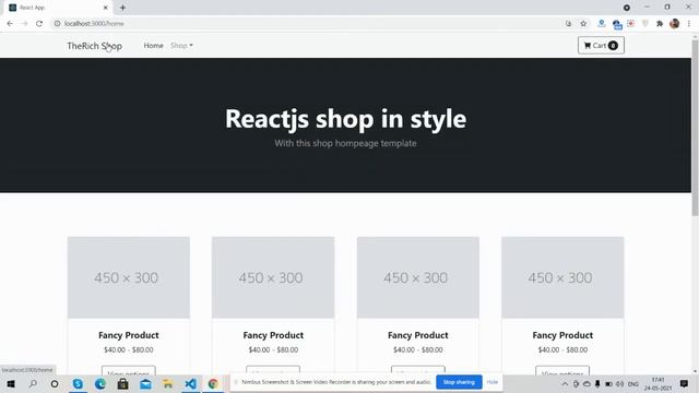 Reactjs Bootstrap 5 Ecommerce Test Project - Part 1 смотреть онлайн