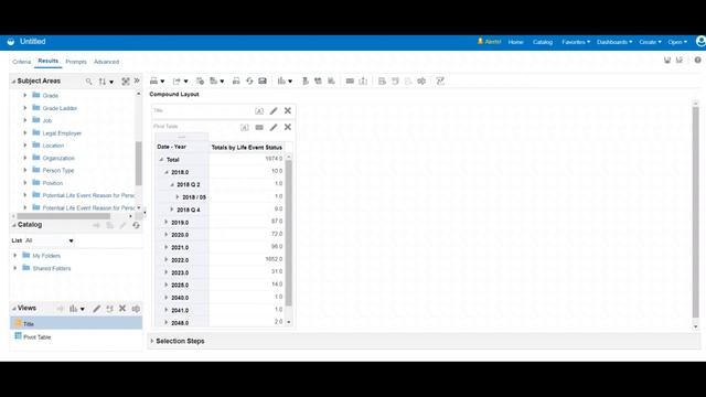 Part 6. Grouping in OTBI (Oracle Transactional Business Intelligence ) Analysis - HCM Cloud смотреть онлайн