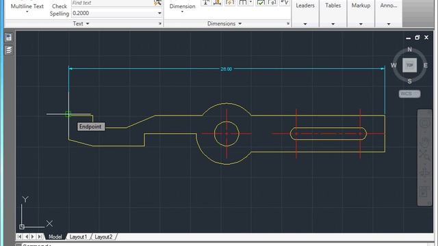 AutoCAD Dersleri Ders 68 - Devamlı ve Referans Ölçülendirme смотреть онлайн