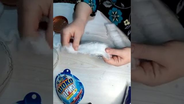 Яйцо из ваты.Поделка в детский сад и школу.Часть 1 смотреть онлайн