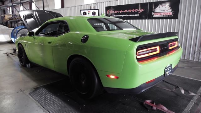 HPE850 Hellcat Challenger Chassis Dyno Testing смотреть онлайн