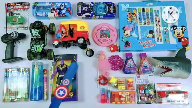 Ultimate Collection of Toys?Rc Car, Autorickshaw, Water Game, Shark, Geometry Box, Slime, Avengers? смотреть онлайн