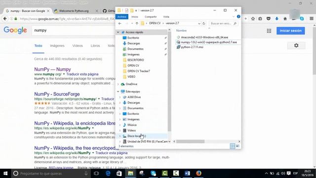 2 de 3) Vision Artificial - Open Cv y Python 2.7 en Visual Studio 2015 смотреть онлайн