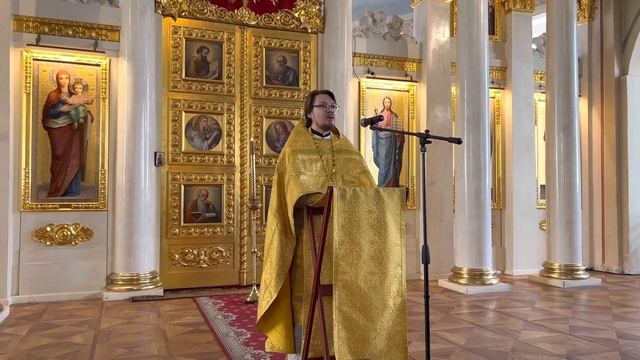 Проповедь иерея Андрея Филонова 6 марта 2022 года после Божественной Литургии смотреть онлайн