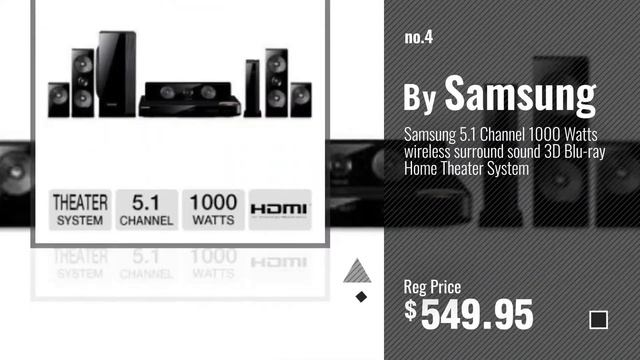 Top 5 Samsung Home Theater Systems [2018]: Samsung HT-J5500W 5.1 Channel 1000-Watt 3D Blu-Ray Home смотреть онлайн