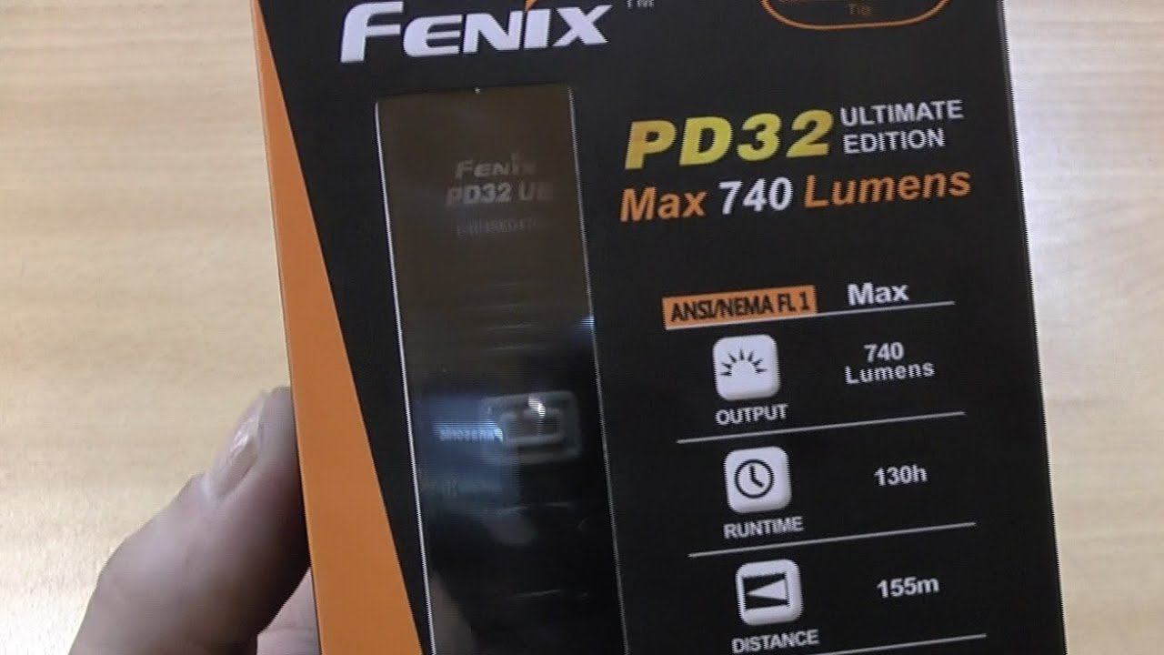Fenix PD32 Ultimate Edition 740Lm смотреть онлайн
