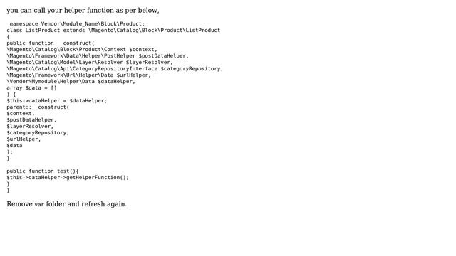Magento: Magento 2 : How can I call helper function on override product list block (3 Solutions!!) смотреть онлайн