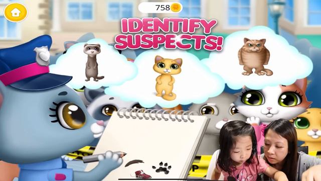 Emma & Mommy To The Rescue! Let's Play Kittie Meow Meow City Heroes!! смотреть онлайн