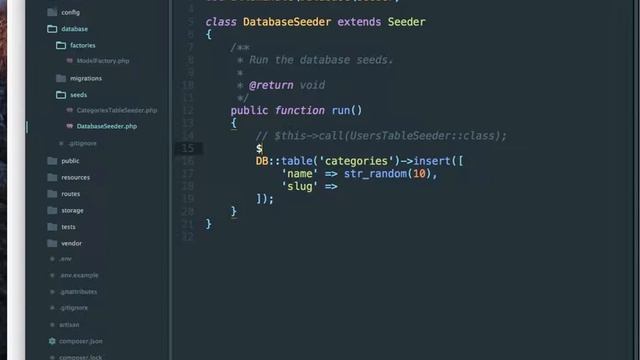 Laravel Tutorial - Basics of Seeding 1 смотреть онлайн