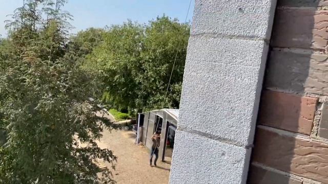31.08.23. Крыша. Часть 1. Установка стропил из профильной трубы 140х140х4. смотреть онлайн