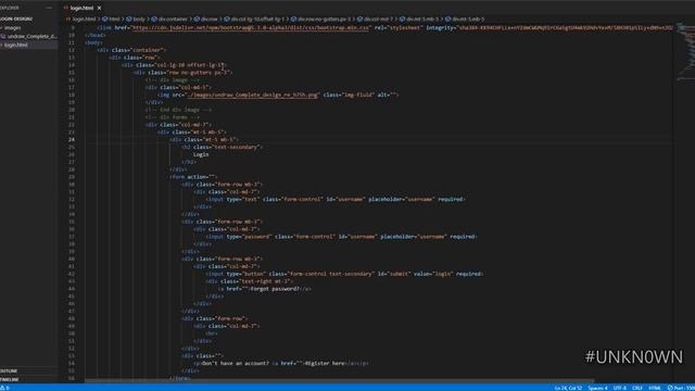 Login and Registration Design using bootstrap смотреть онлайн
