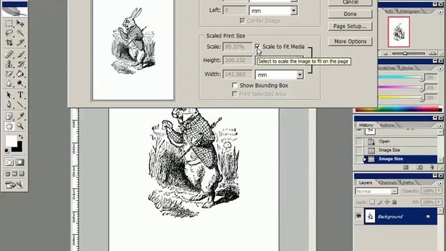 Print A5 JPG Image using Photoshop CS2 смотреть онлайн