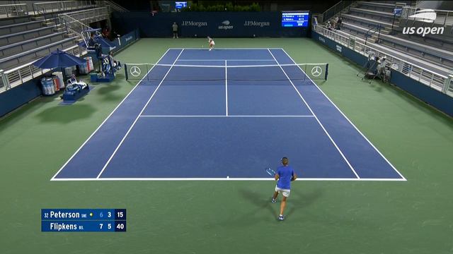 Rebecca Peterson vs Kirsten Flipkens | US Open 2020 Round 1 смотреть онлайн