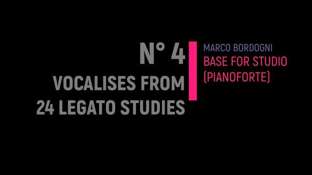 N°4 Vocalises - (Marco Bordogni) - Base Studio for Trombone (with Pianoforte) смотреть онлайн