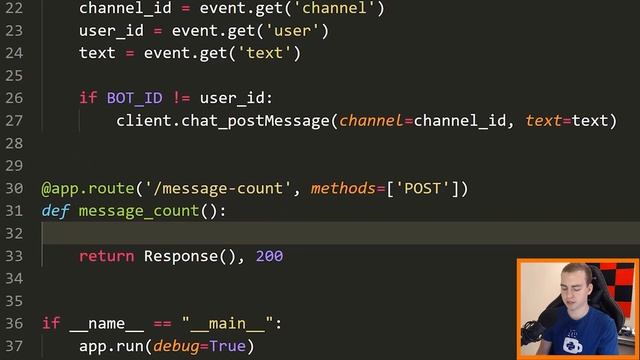 Python Slack Bot Tutorial #3 - Slash Commands смотреть онлайн
