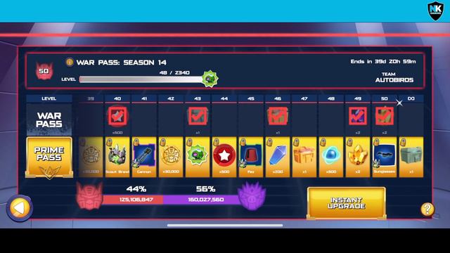 Angry Birds Transformers 2.0 - War Pass S14 - Day 14 - War Pass Completed смотреть онлайн