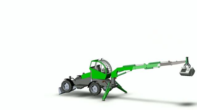 Анимация Универсальный погрузчик экскаватор 25.02.2021 смотреть онлайн