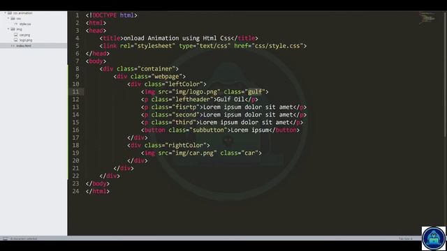 How to create Animated Banner Design using Html and css смотреть онлайн
