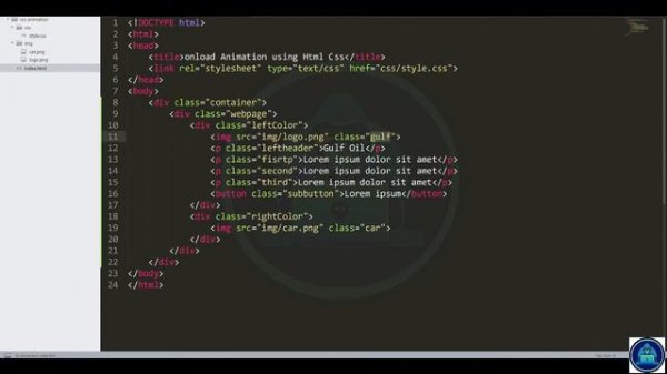 How to create Animated Banner Design using Html and css