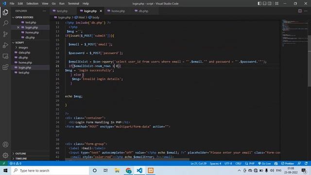 Web Development Tutorial | MySQL | Part 14 | PHP Login Authentication, Session | Tech Quick Learner смотреть онлайн
