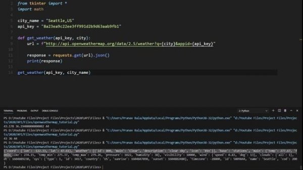 OpenWeatherMap API With Python (Pt. 1) | API Tutorial Series