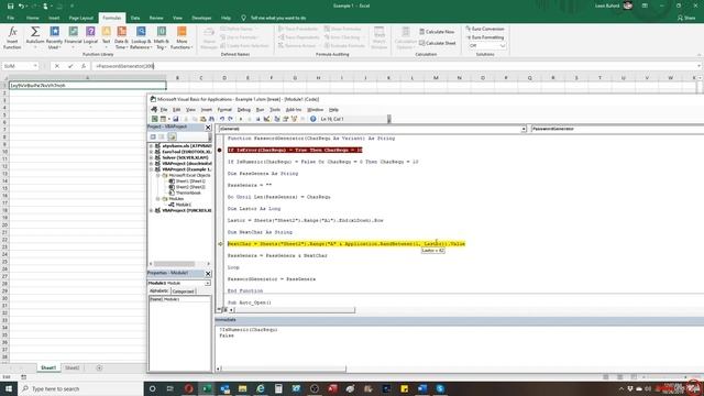 Microsoft Excel VBA | How to Create a Foolproof UDF Password Generator смотреть онлайн