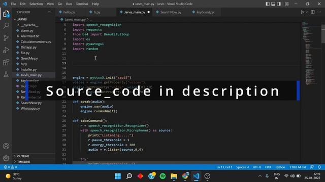 THE BIGGEST JARVIS | 30 + Functions in ONE VIDEO | How to Make Jarvis In Python | Jarvis Python смотреть онлайн