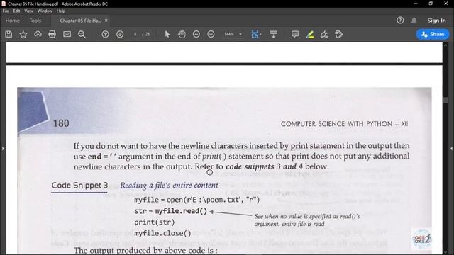 Chapter - 5 | File Handling | Part - 2 | Computer Science with Python Class 12 смотреть онлайн